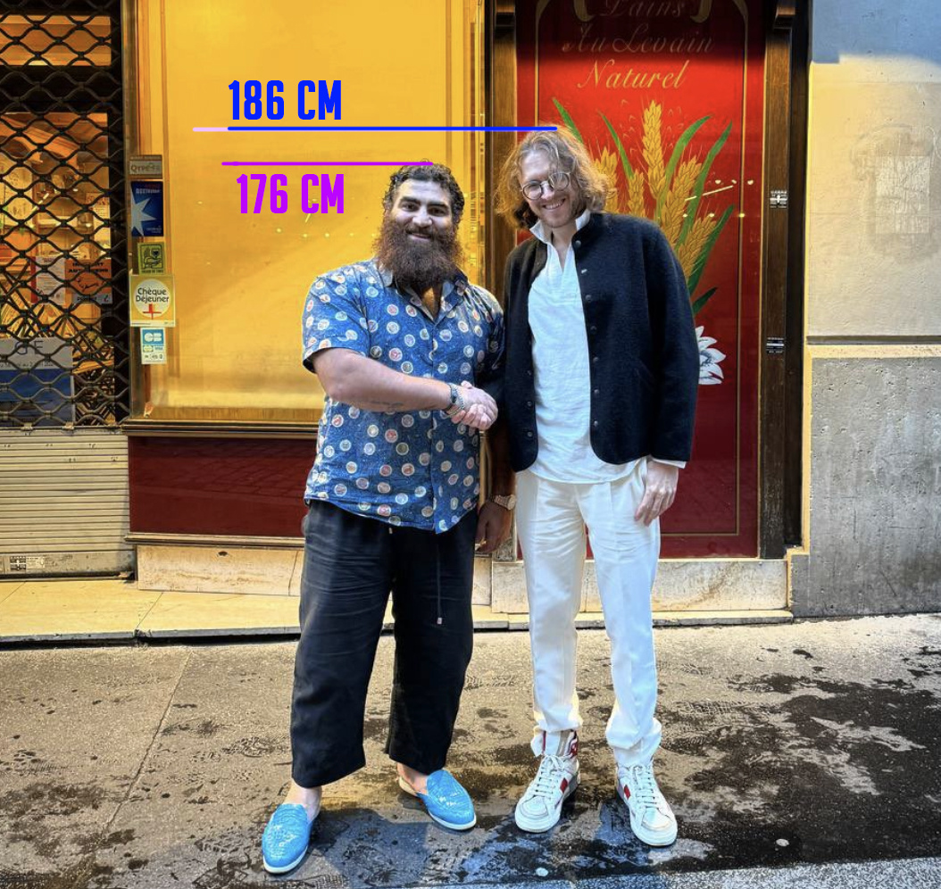 Сравнение роста Арсена Маркаряна